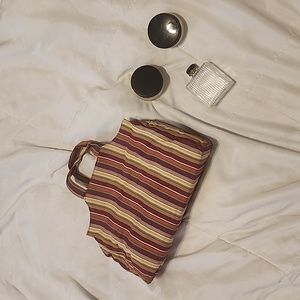 Antique make up bag and make up jars